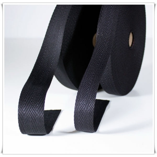 Cinta de cinturon negro 25mm gruesa