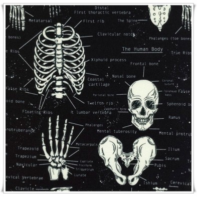 Retal tela skeletons 82 cms