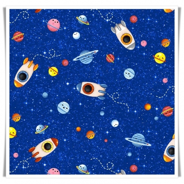 Tela fly by space azul Tela fly by space azul