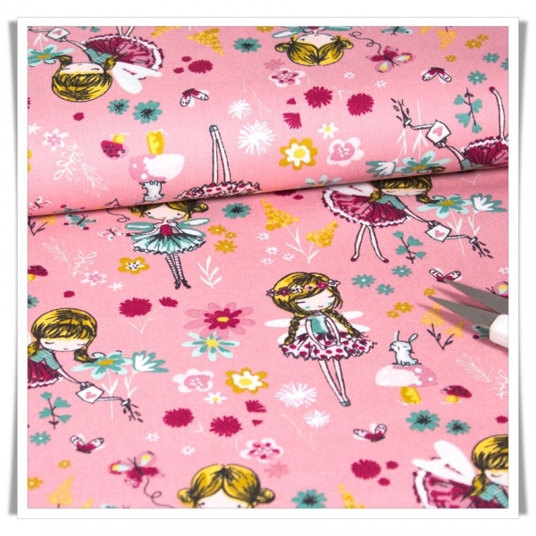 Fat quarter tela hadas en el jardin Fat quarter tela hadas en el jardin