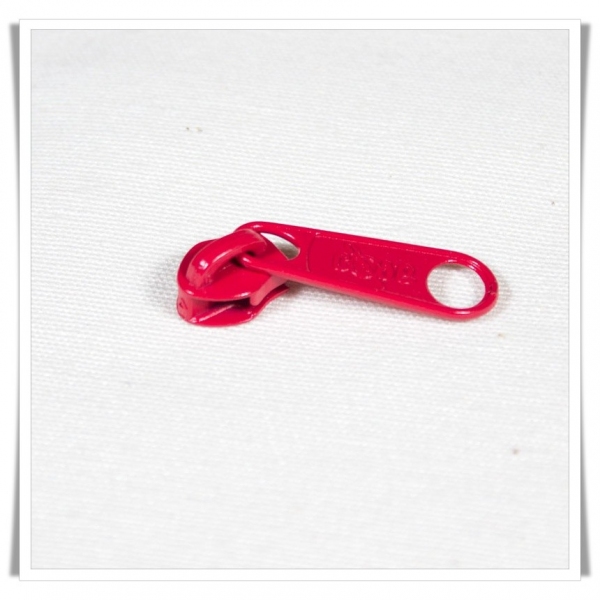 Cursor cremallera nylon n5 en color rojo