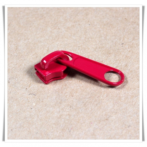 Cursor cremallera nylon nº8 en color rojo