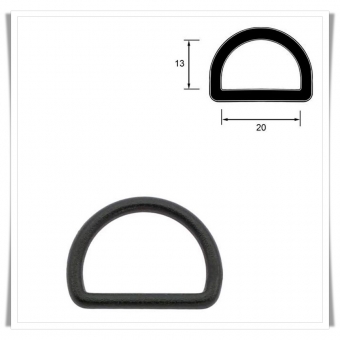 Anilla oval plástico de 2 cms