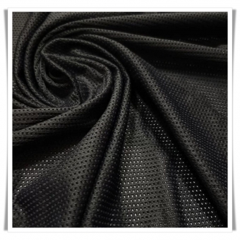 Tela rejilla mesh en color negro