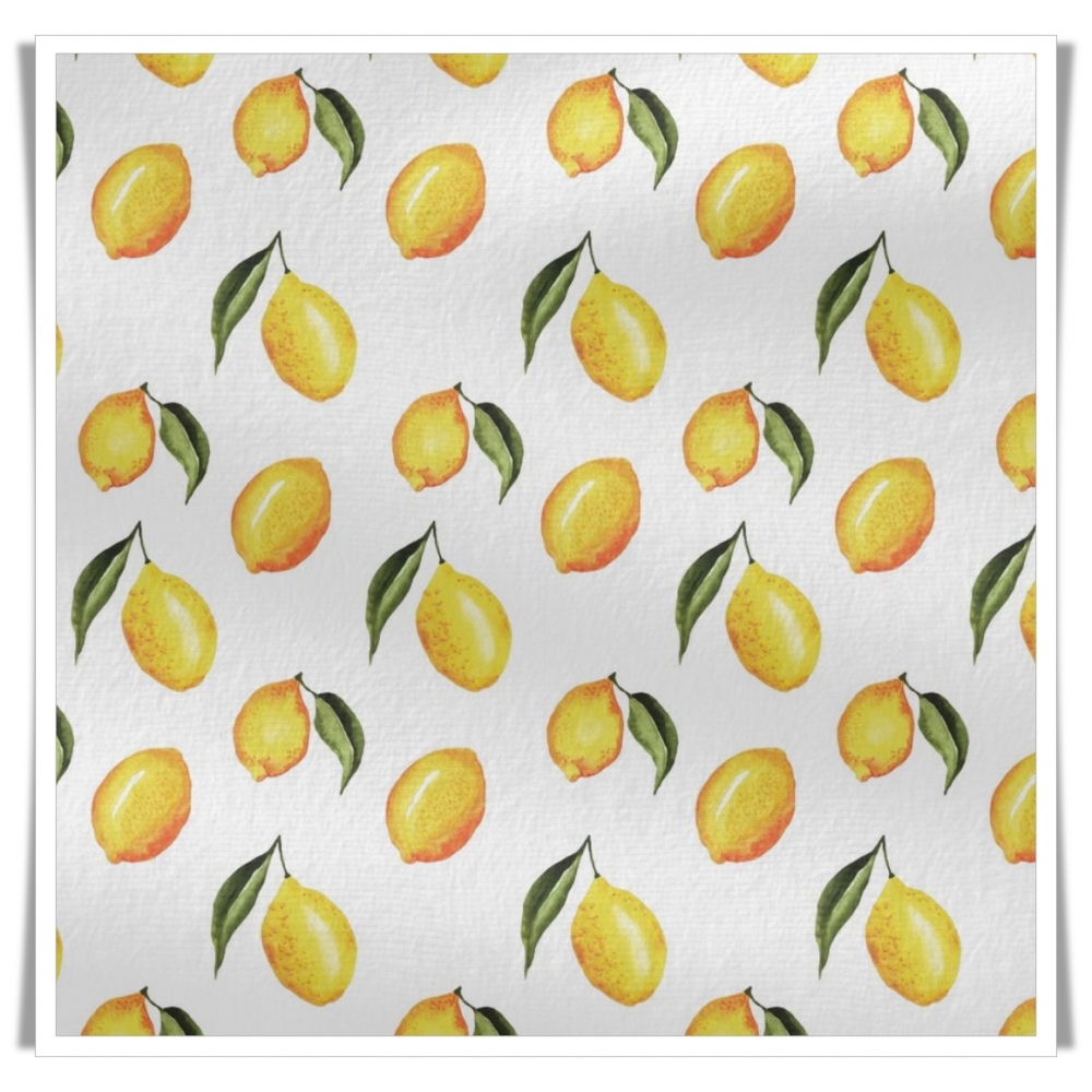 Tela estampado limones