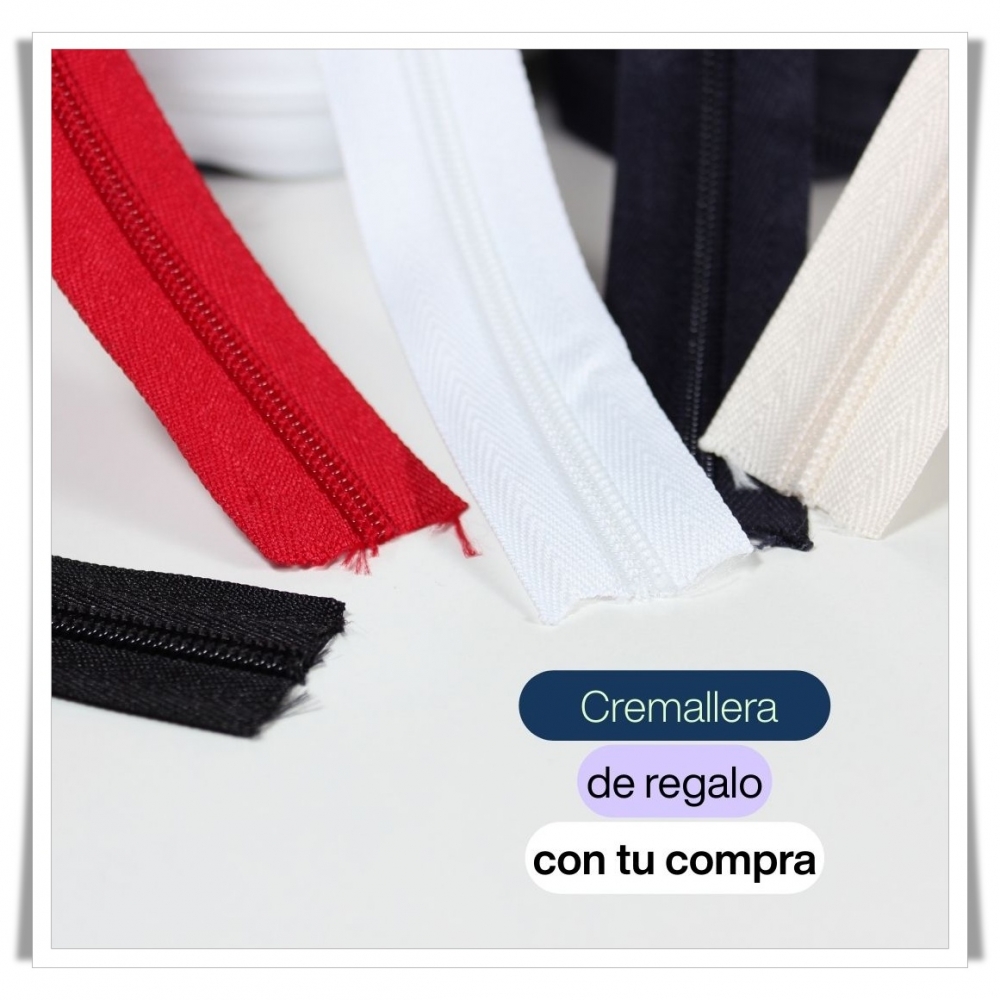 CREMALLERA DE REGALO CON TU COMPRA