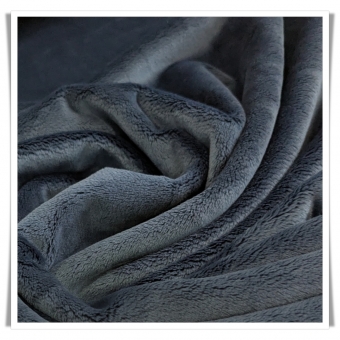 Tela de suave minky color azul océano