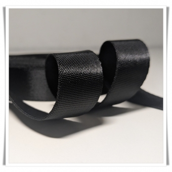 Cinta de espiga fina ancho 2,5cms color negro