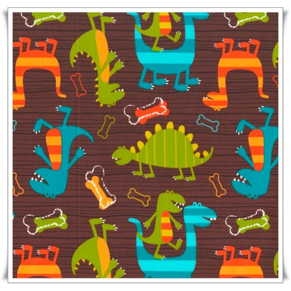 Fat quarter dino dudes Fat quarter dino dudes