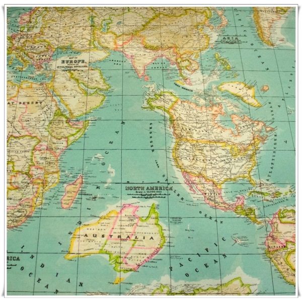 Loneta Mapa Mundi Atlas