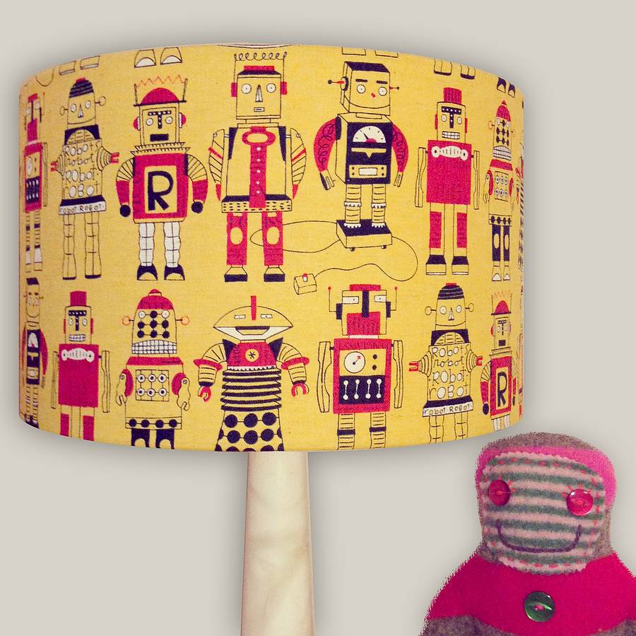 lampara-robots con tela original