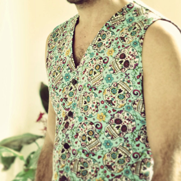 Chaleco calaveras