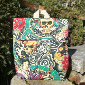 Bolsa tela zen geisha