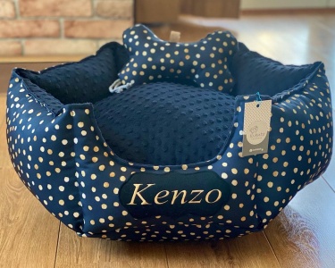 Tela topos impermeable para cama de perro