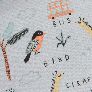 Detalle tela animales