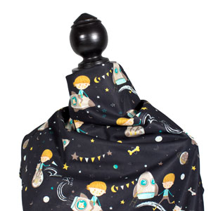 Detalle tela estampada infantil