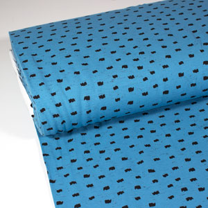 Tela jersey azul petrol