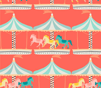 Fat quarter carousel joy de Art Gallery