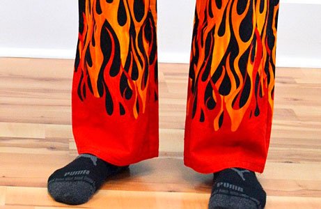 Pantalones llamas web