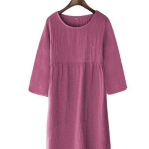 Vestido muselina purpura