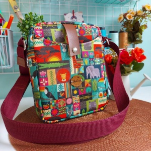 Bolsa tela selva patchwork