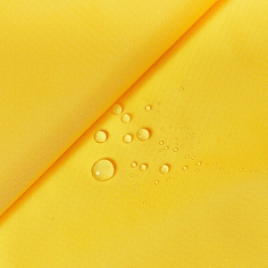Tejido impermeable ripstop amarillo