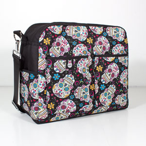 Bolso bebe tela calaveras