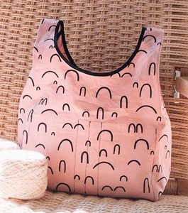 Bolso sonrisas rosa