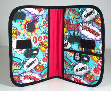 Funda con tela crash boom