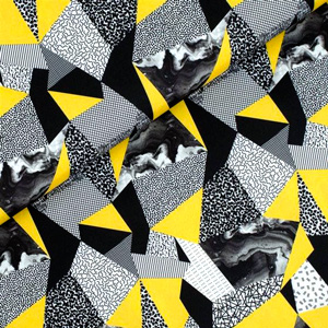 Detalle tela nylon estampada