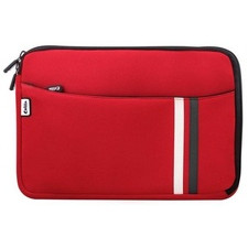 Funda tablet con tela de neopreno rojo