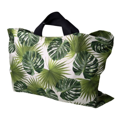 Bolsa tela hojas