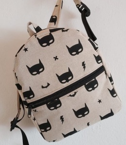 Mochila tela loneta batman