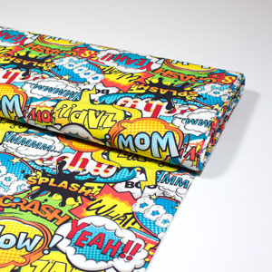 Loneta wow estampado comic