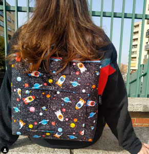 Mochila flyby tela