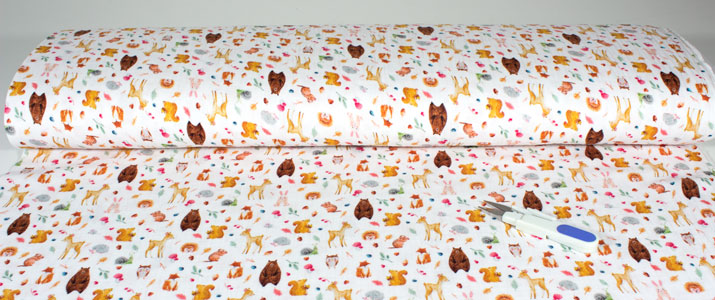 Comprar tela muselina bambu animales