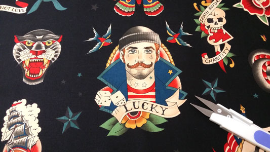 Tela estampada alexander henry